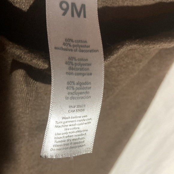 Just For You Baby 9 Months Teddy-Bear-Footed Brown Pajama Bottoms - Cotton/Poly - Picture 5 of 8